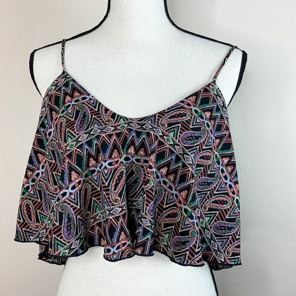 Fora Crop Blouse Top